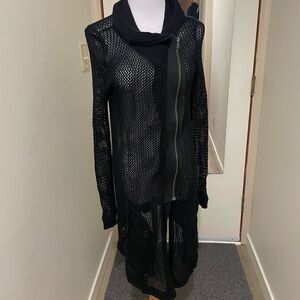 Gorgeous and unique Skingraft Black Mesh Jacket